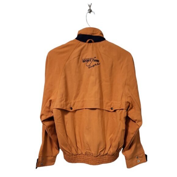 Vtg Grant Activewear Men's Jacket Size S 90's Canadian Sport Fishing Vented - Picture 3 of 6